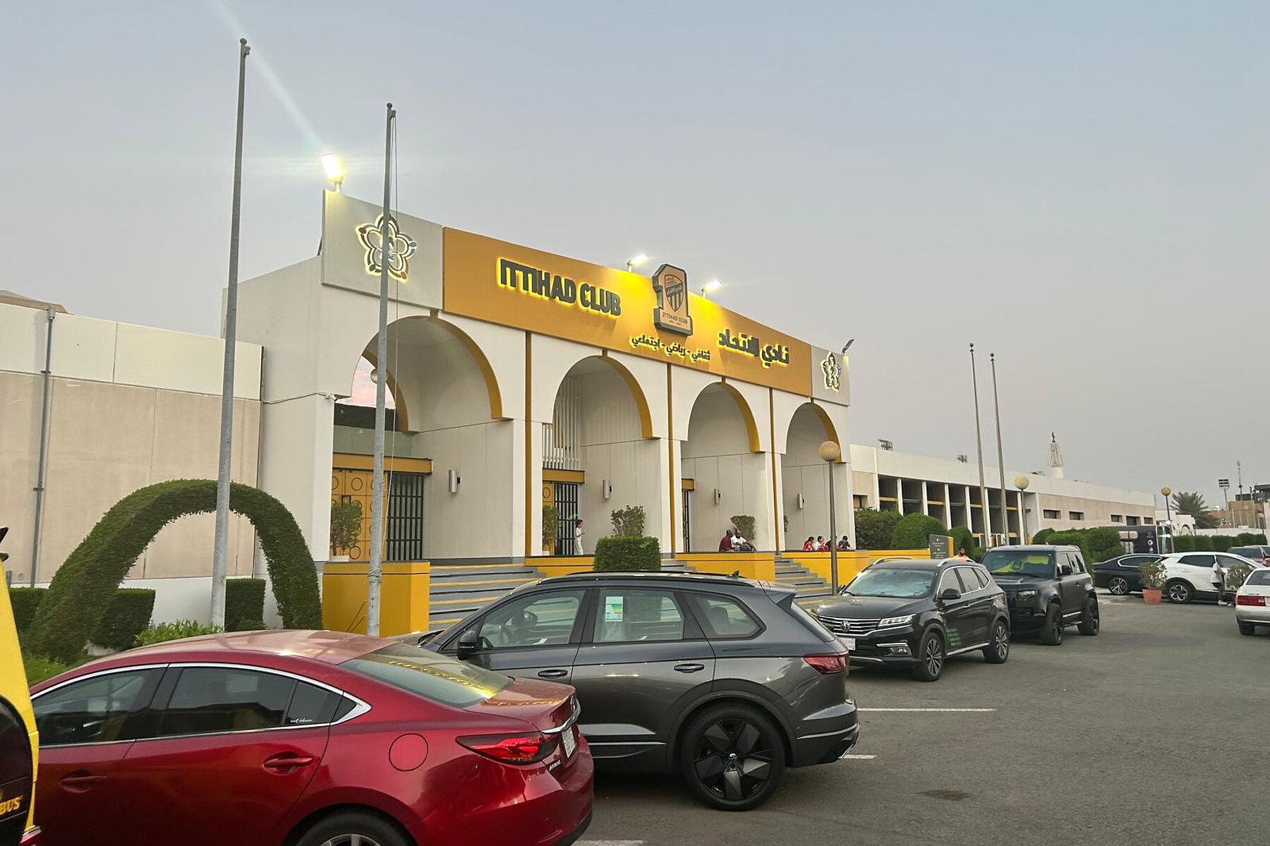 Am Al-Ittihad Club in Dschidda, Saudi-Arabien