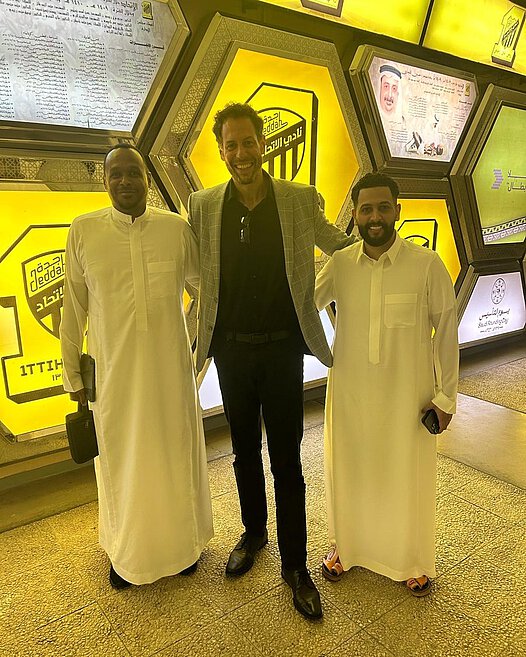 Beim Al-Ittihad Club in Dschidda
